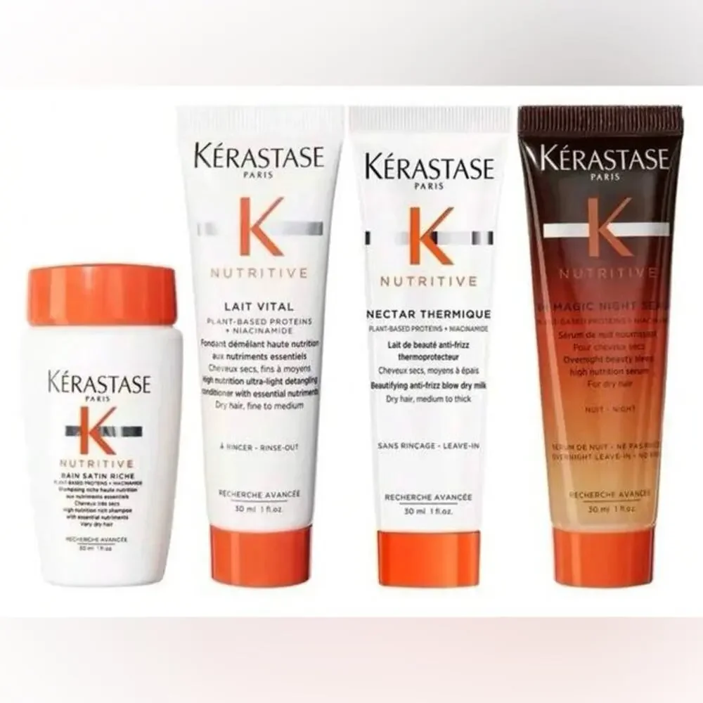 Nutritive Hair Care Set - White and Orange